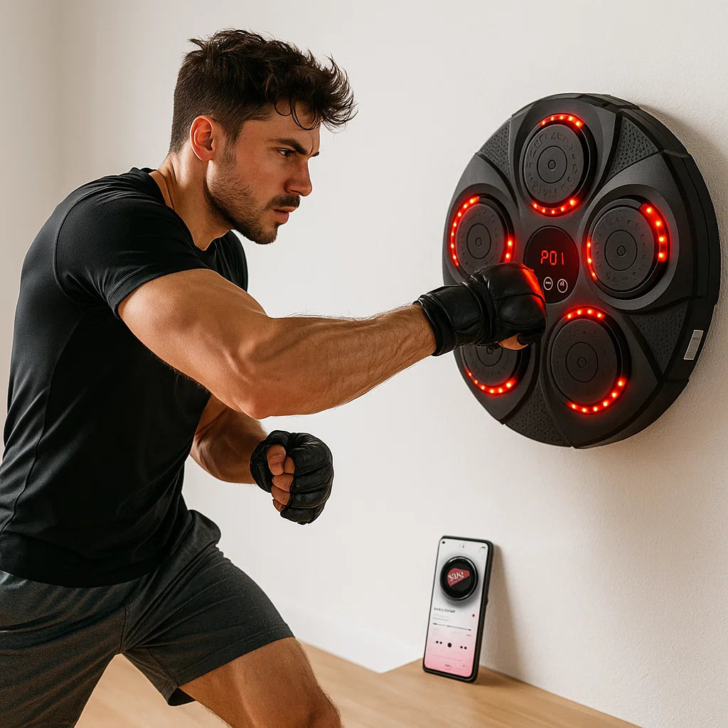 PowerKidz – Máquina de Boxeo Musical para Niños, adolescentes y jóvenes