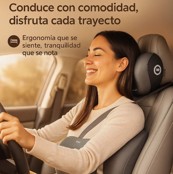COJIN ERGONÓMICO PARA AUTO - PACK