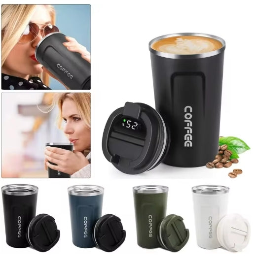 Vaso Térmico Digital Pantalla Led (500 Ml)