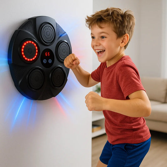 PowerKidz – Máquina de Boxeo Musical para Niños, adolescentes y jóvenes